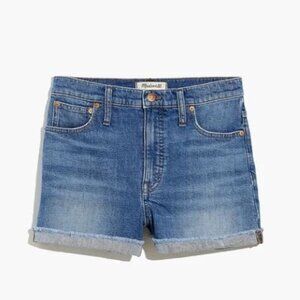 Madewell high rise denim short in Lavista wash, size 26